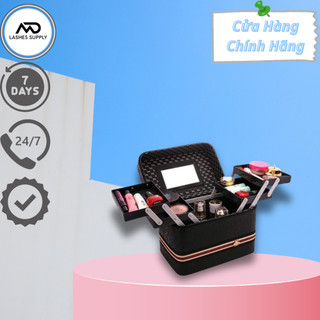 Cốp trang điểm MD LASHES, nối mi, nail, phun săm, Cốp đựng đồ trang điểm(chỉ có cốp màu đen y hình)