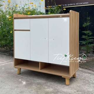 Tủ giầy cửa mở gỗ đẹp ngang 90cm Tu.giay01