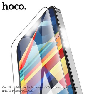 [Từ X đến 16 Pro Max] Kính cường lực Full màn hình Hoco G14 Guardian Shield Series cho iPhone (Đen) - Nhất Tín Computer