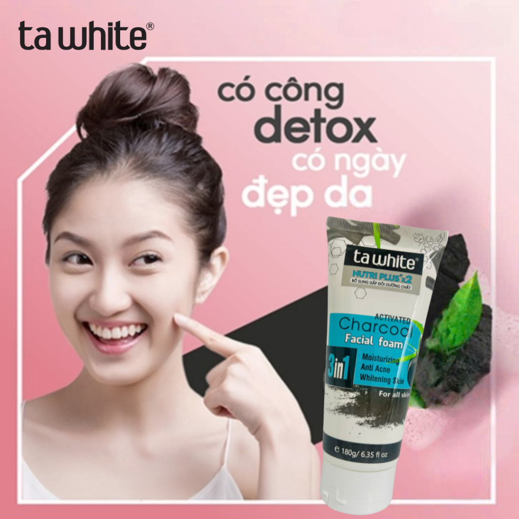 Sữa rửa mặt than tre hoạt tính Tawhite