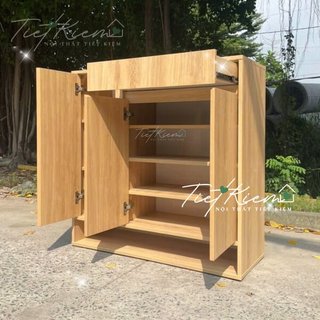 Tủ giày dép gỗ cửa mở N90cm Nội Thất Tiết Kiệm TG888789