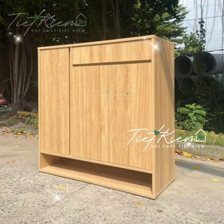 Tủ giày dép gỗ cửa mở N90cm Nội Thất Tiết Kiệm TG888789