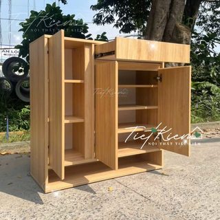 Tủ giày dép gỗ cửa mở N90cm Nội Thất Tiết Kiệm TG888789