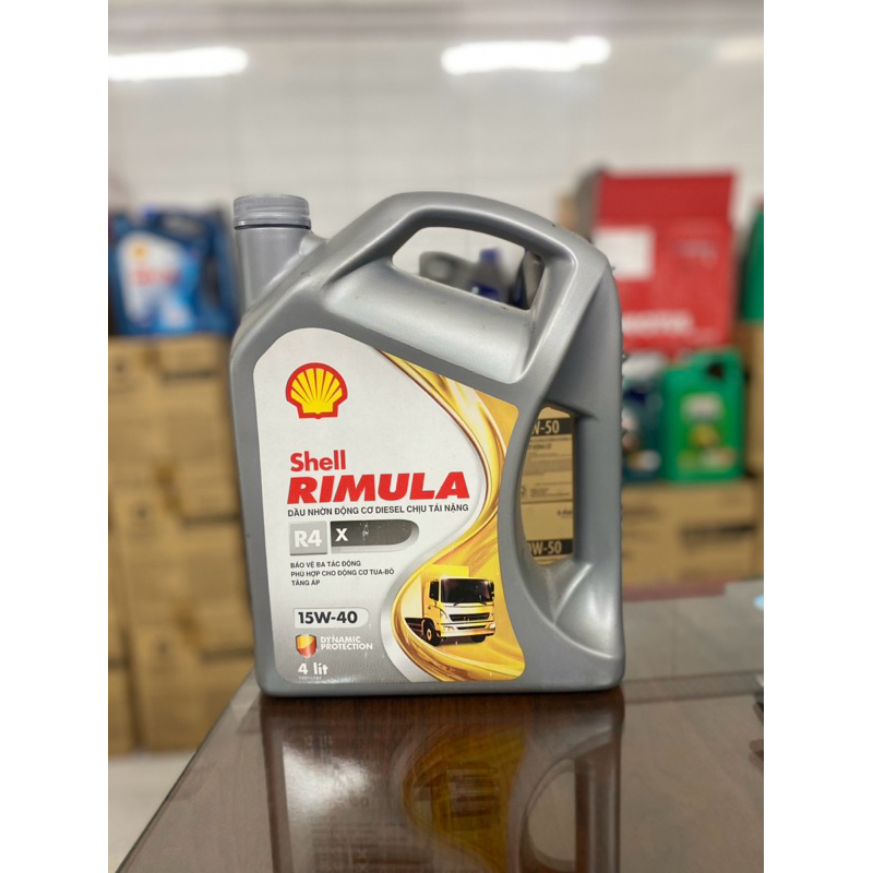 [SHELL]Shell Rimula R4 15W-40 4L | Shopee Việt Nam