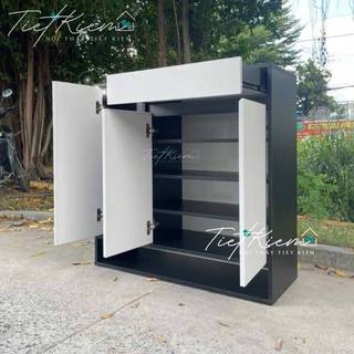Tủ giày cửa mở đẹp 90cm Nội Thất Tiết Kiệm TG99079