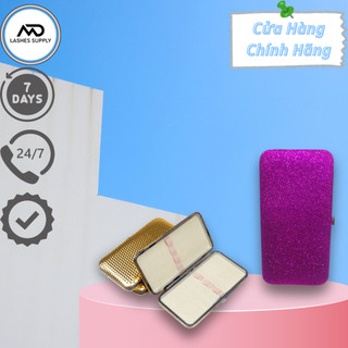 Ví Đựng Nhíp LASHES SUPPLY KIM TUYẾN SIÊU ĐẸP - đê được 6 cây nhíp - kích thước 8*15