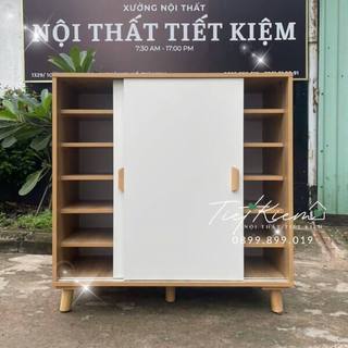 Tủ giầy cửa lùa gỗ ngang 90cm Nội Thất Tiết Kiệm 29815