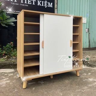 Tủ giầy cửa lùa gỗ ngang 90cm Nội Thất Tiết Kiệm 29815