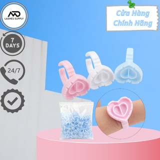 Nhẫn trái tim đựng keo LASHES SUPPLY nối mi hàng cao cấp DỤNG CỤ NỐI MI