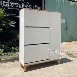 Tủ giầy thông minh gỗ ngang 90cm NTTK TG011