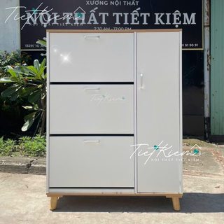 Tủ giầy thông minh gỗ ngang 90cm NTTK TG011