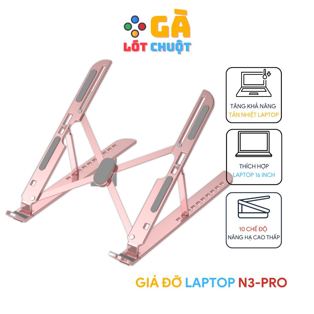 Thiết kế của Giá Đỡ Laptop Gấp Gọn Tiêu Chuẩn