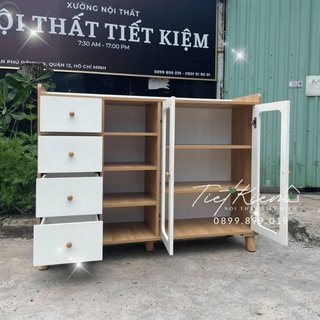 Tủ bếp đẹp để lò vi sóng 1m2 B25180