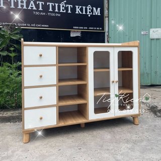 Tủ bếp đẹp để lò vi sóng 1m2 B25180