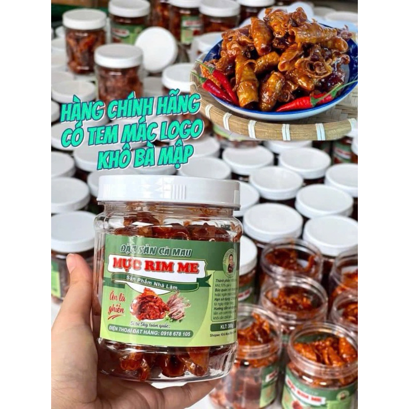 Khô mực rim me ít cay 300g | Shopee Việt Nam