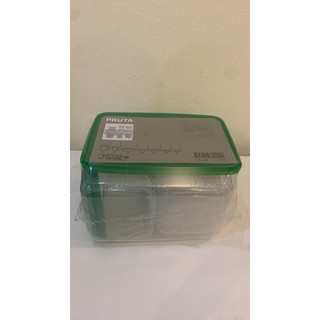 Set 17 hộp đựng thực phẩm, xanh lá PRUTA IKEA