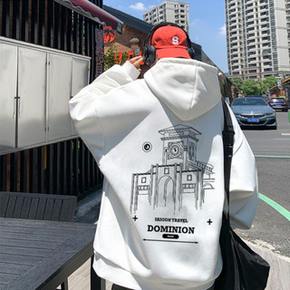 Áo Khoác Hoodie mặc ấm Form Boxy Họa Tiết Bến Thành có Túi To, Áo chống nắng Nhiều Màu - k1