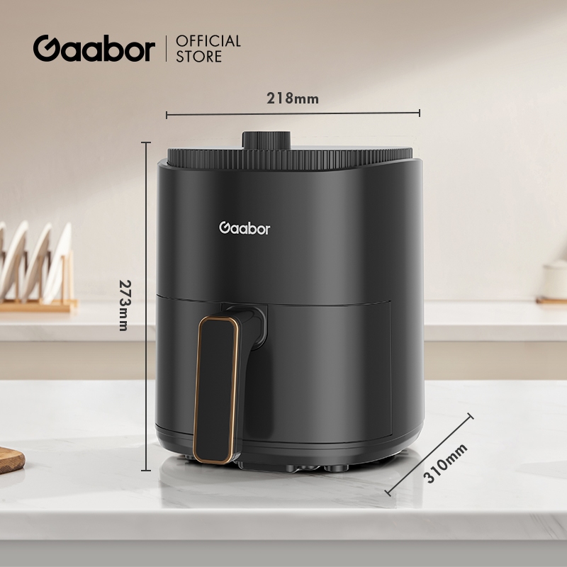 Nồi chiên không dầu Gaabor AF-35M01A/AF-35M02A dung tích 3.5 lít công suất 800W nút cơ tiện lợi đa năng dễ sử dụng