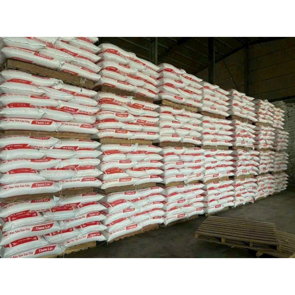 Gạo Thơm Lài chính gốc Cần Đước - Túi 5kg - Dẻo vừa, nguyên hạt, thơm