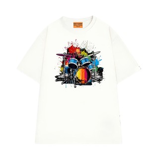 Áo Thun The Drum Ban Nhạc Local Brand NGỐ TEE, Áo Thun Unisex Tay Ngắn Chất Vải Cotton Thoáng Mát