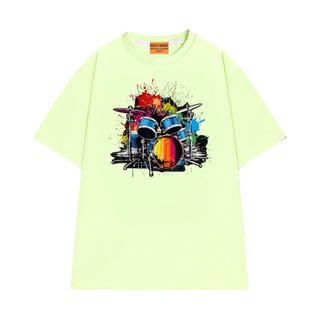 Áo Thun The Drum Ban Nhạc Local Brand NGỐ TEE, Áo Thun Unisex Tay Ngắn Chất Vải Cotton Thoáng Mát