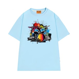 Áo Thun The Drum Ban Nhạc Local Brand NGỐ TEE, Áo Thun Unisex Tay Ngắn Chất Vải Cotton Thoáng Mát