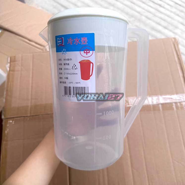 Ca đong định lượng có nắp 2500ml 3000ml 5000ml - Có chia Vạch - Ca đong nhựa