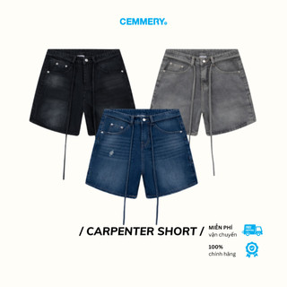 Quần Short CEMMERY Jeans Ống Rộng Local Brand Chính Hãng  Carpenter Unisex 3 Màu