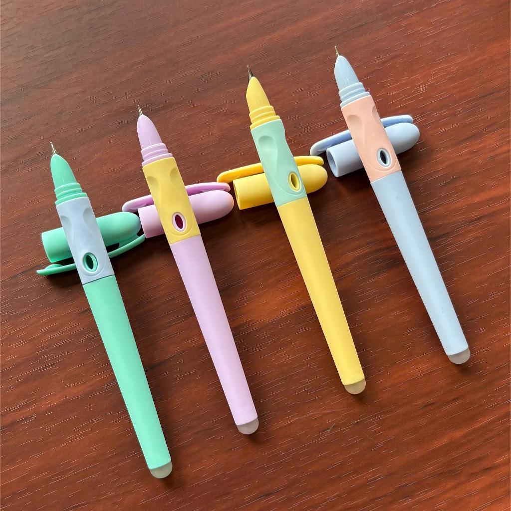 (Mẫu Mới) BÚT MÁY XÓA S01, Ngòi KIM TINH 0.38 mm, Dễ Tẩy Xóa, Êm Trơn, Kèm Piton Bơm Mực.