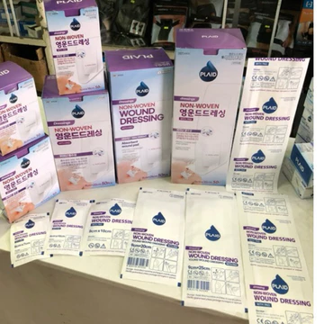 ✅ Miếng Băng Gạc dán vết thuơng Vô Trùng Young Wound Dressing,Băng Keo Y Tế Có Gạc Vô Trùng PLAID woven Wound Dressing