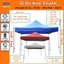 Nhà Bạt Di Động Gấp Gọn 3M x 3M; 2M x 2M ; 2M x 3M ; 3M x 4,5M ; 3M x 6M Che Mưa, Nắng Khung Thép Sơn Tĩnh Điện