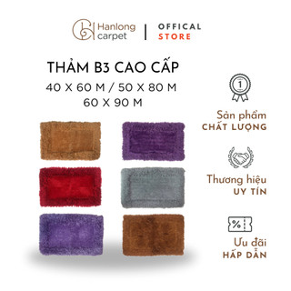 [H] Thảm chùi chân B3 siêu thấm nước, siêu mềm mượt, chống trơn trượt thích hợp để decor phòng ngủ
