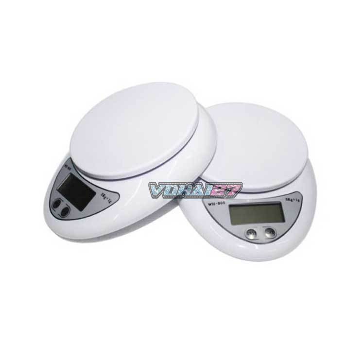 Cân Điện Tử Nhà Bếp 5kg, Cân Tiểu Ly làm bánh Chia Thực Phẩm Electronic Kitchen Scale B05