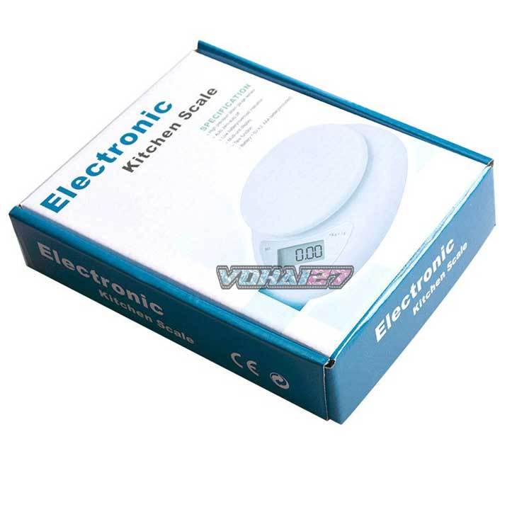 Cân Điện Tử Nhà Bếp 5kg, Cân Tiểu Ly làm bánh Chia Thực Phẩm Electronic Kitchen Scale B05
