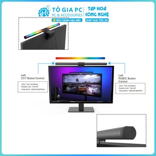 Đèn treo màn hình máy tính PC RGBIC Pro bảo vệ mắt chống ánh sáng xanh, đèn chống cận LED RGB hắt tường