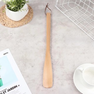 Đón Gót Giày Gỗ Dài 55cm Có Dây Treo – Cây Mang Giày, Cây Xỏ Giày Giúp Xỏ Giày Nhanh Tiện Lợi