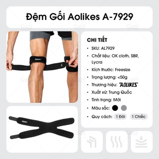 Đệm Bảo Vệ Đầu Gối Điều Chỉnh Aolikes A-7929 - Dán Bảo Vệ Khớp Gối Chính Hãng