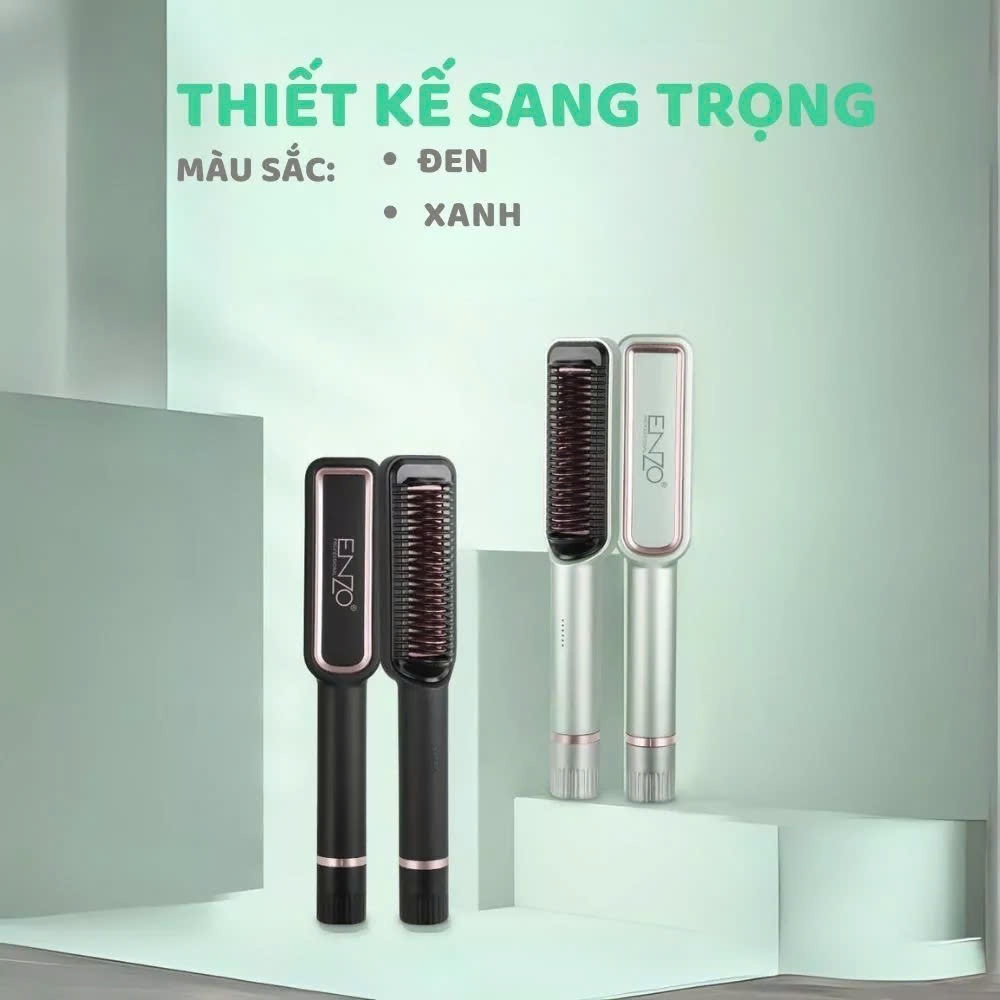 Ảnh Lược điện ENZO 4113 duỗi tóc thẳng ion âm bảo vệ tóc suôn mượt-tạo kiểu chuyên nghiệp BH 5 NĂM 3