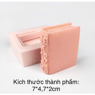 Khuôn silicon hình quyển sách