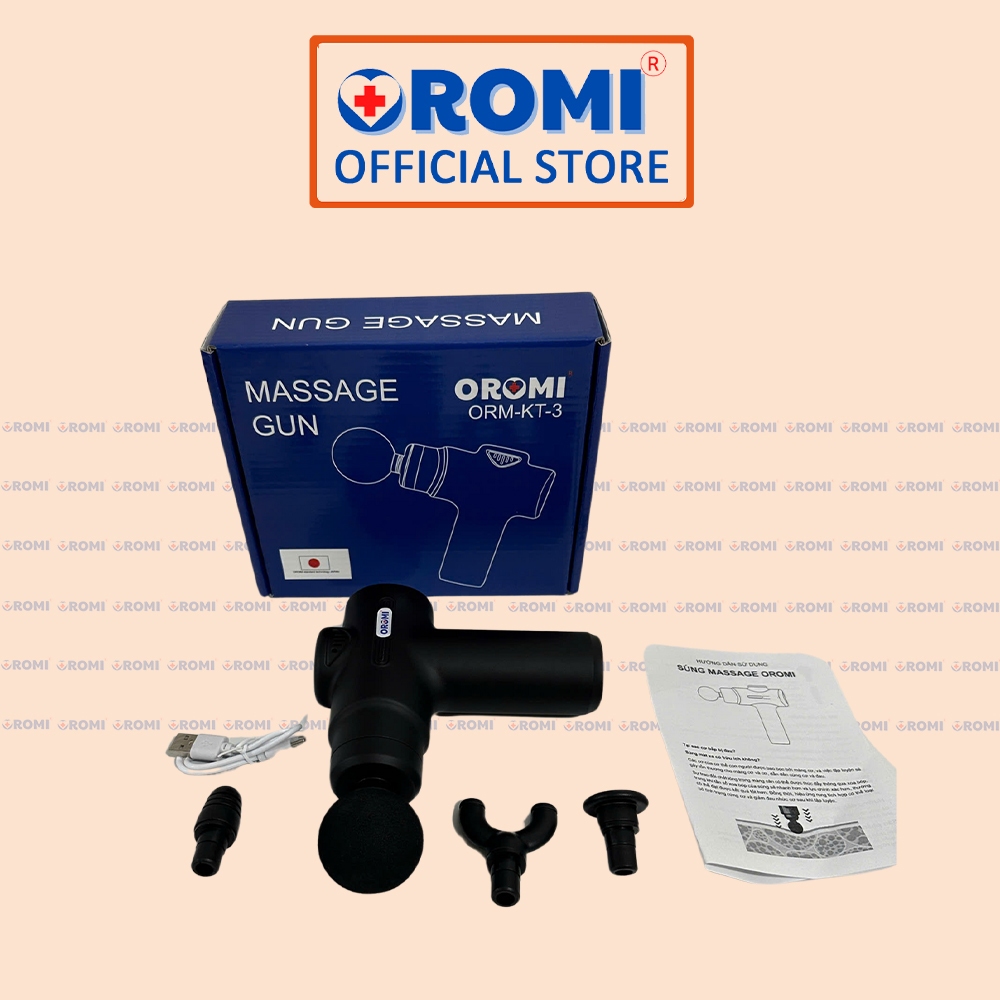 Máy Massage Cầm Tay Mini OROMI ORM-KT-3 - Máy Mát Xa Cổ, Vai, Gáy, Toàn Thân