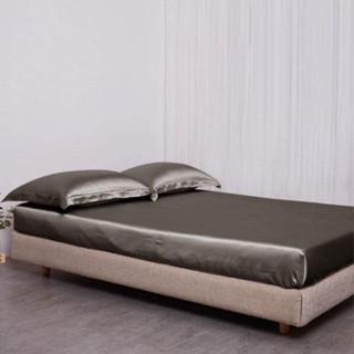 🧧ĐỦ SIZE🧧Bộ 4 Món Ga Gối Phi Lụa Silk - Hàng Loại 1 Cao Cấp, Vỏ Gối Ôm Khóa Kéo_Chăn Ga Sỉ HCM