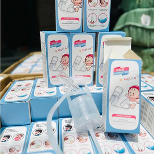 Dụng cụ hút mũi kéo tay thế hệ mới - máy hút mũi chất liệu nhựa nguyên sinh, lực hút mạnh, an toàn cho bé vệ sinh mũi