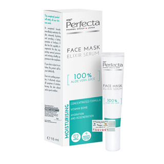 Tinh Chất Lô Hội Tái Tạo Liền Sẹo Perfecta Face Mask Elixir Serum 100% Aloe Vera Juice 15ml