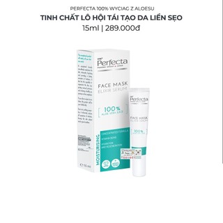 Tinh Chất Lô Hội Tái Tạo Liền Sẹo Perfecta Face Mask Elixir Serum 100% Aloe Vera Juice 15ml