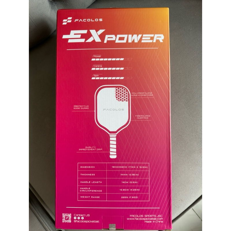✅ [Ship Hoả Tốc] Cặp Vợt & 2 Bóng Pickleball Facolos Ex Power chính hãng, gia đình couple vui vẻ
