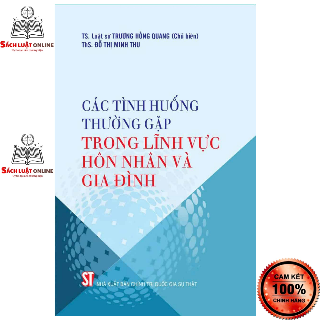 Sách - Các tình huống thường gặp trong lĩnh vực hôn nhân và gia đình