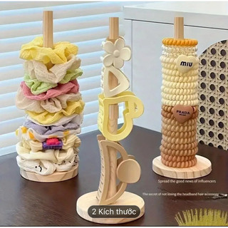Kệ đựng nơ buộc tóc, kẹp tóc phụ kiện tóc thời trang cho băng đôvà trưng bày dây chuyền