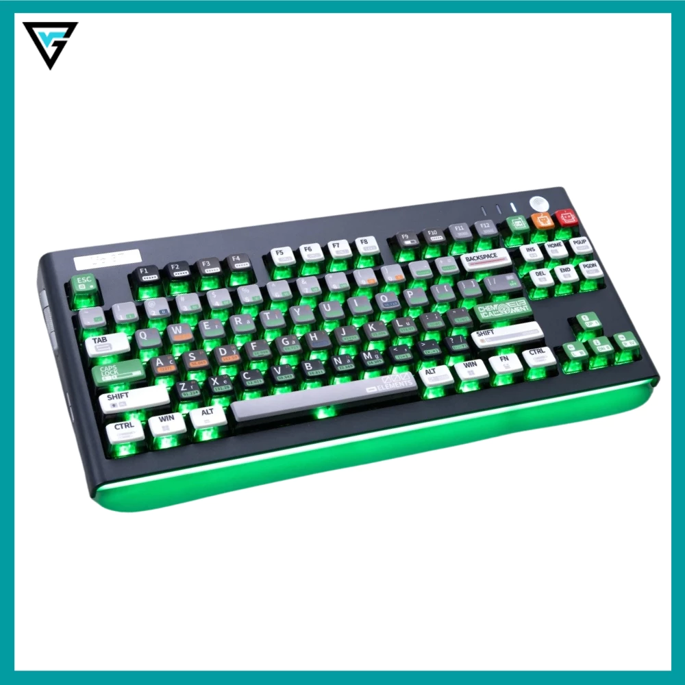 Keycap Chemistry pudding xuyên led