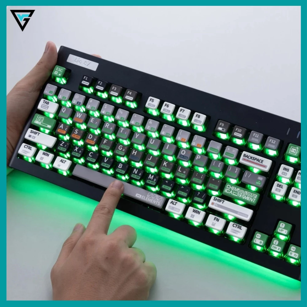 Keycap Chemistry pudding xuyên led keycap pudding