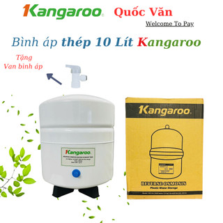 Bình Áp Thép 10 Lít Kangaroo - Tặng kèm van bình áp - Bảo Hành 6 tháng - Bình áp sắt 10 lít